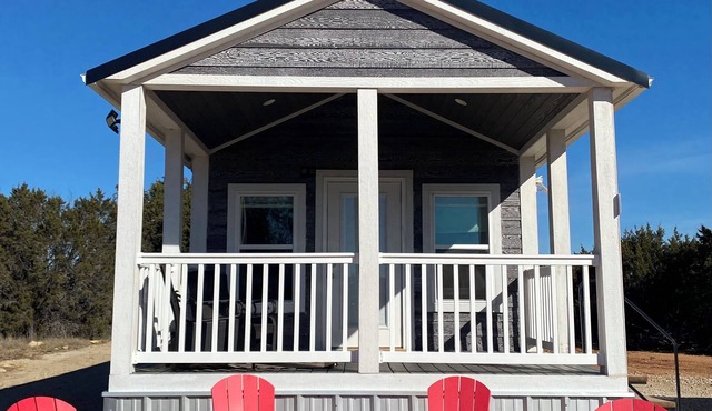 Tiny Home Escape on 48 Acres -Near Rocker B Ranch in Graford, Texas -Fire Pit in Graford