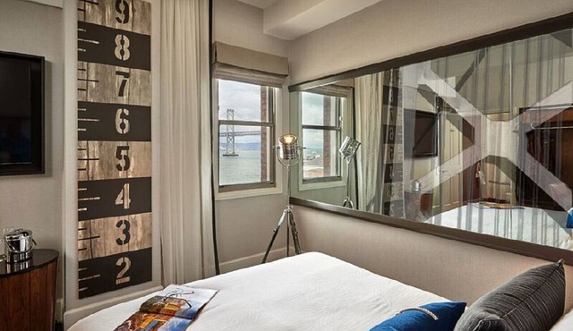 Waterfront King Room w/Breakfast +Pet-Friendly |Bridge Light Display After Dark