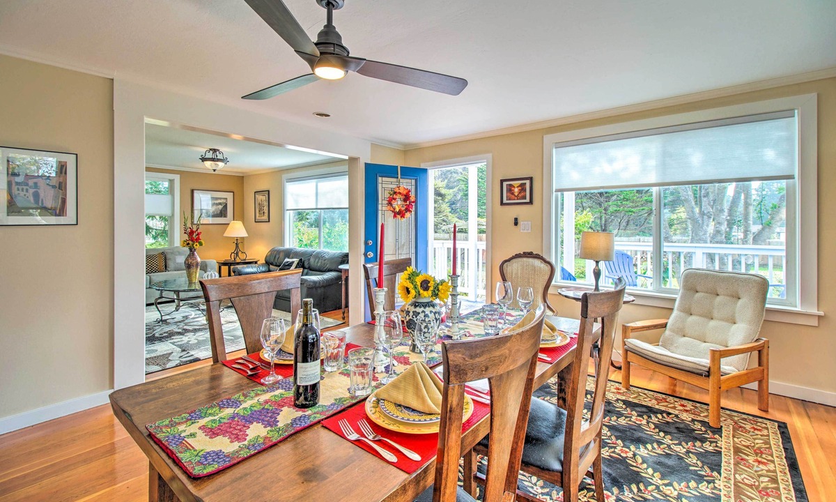 Cleone Cottage | Fort Bragg Home, Close to Laguna Point Beach!