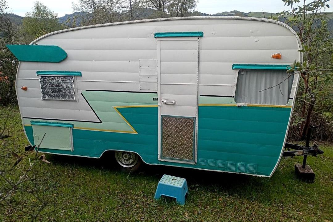 Geyserville House | Vintage Shasta Camper with Relaxing Fire Pit Escape on Geyserville, California