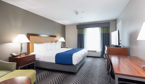 Standard Room, 1 King Bed, Accessible, Refrigerator & Microwave