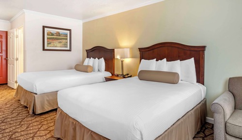 Standard Room, 2 Queen Beds, Non Smoking, Refrigerator & Microwave