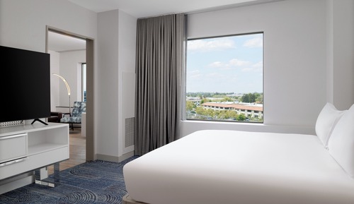 Suite, 1 King Bed, Accessible