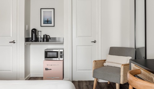 Standard Room, 1 King Bed, Non Smoking, Refrigerator & Microwave