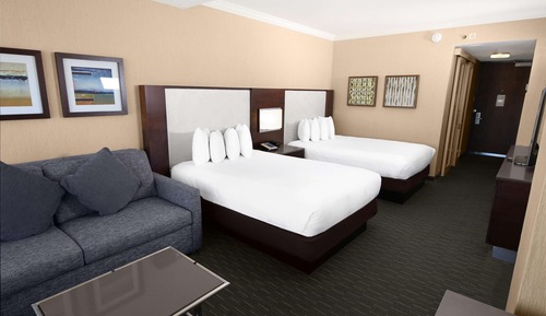 Skyline View Room, 2 Double Beds (Floors 20-44)