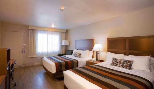 Standard Room, 2 Queen Beds, Non Smoking, Refrigerator & Microwave