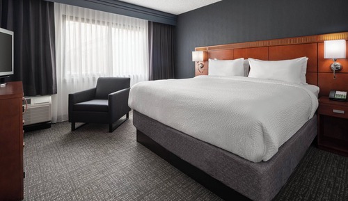 Suite, 1 King Bed with Sofa bed (Mobility/Hearing Accessible, Tub)