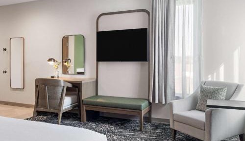 1 King Bed, Mobility/Hearing Accessible Room, Bathtub w/ Grab Bars