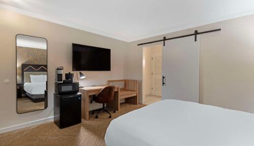 Queen Room with Roll-In Shower - Mobility Accessible/Non-Smoking