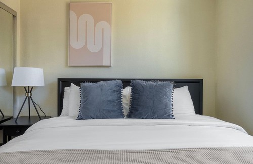 San Bruno Apartment | Chic San Bruno 1BR w/ Pool, Spa & Theater, nr BART, by Blueground