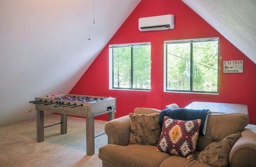 Dorrington Ski Chalet | Evergreen Dorrington Both Cabins Game Room Hot Tub Pool Access