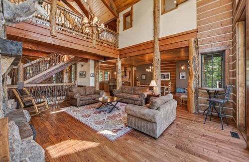 Olympic Valley House | Bullshead By Tahoe Getaways - Pet-Friendly 4700SQ FT Luxury Riverfront Estate w Hot Tub
