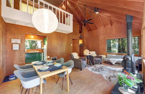 Sea Ranch Cabin | Sea Ranch dog-friendly studio cabin with ocean view & hot tub