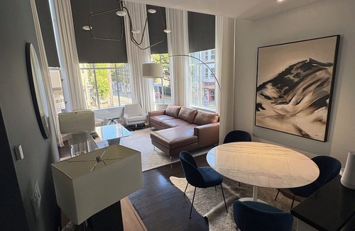 Fillmore District Condo | Modern San Francisco Loft with High Ceilings, City Views & Walkable Location