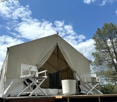 Geyserville Other | Peaceful Canvas Tent with Firepit & Outdoor BBQ in Geyserville, California