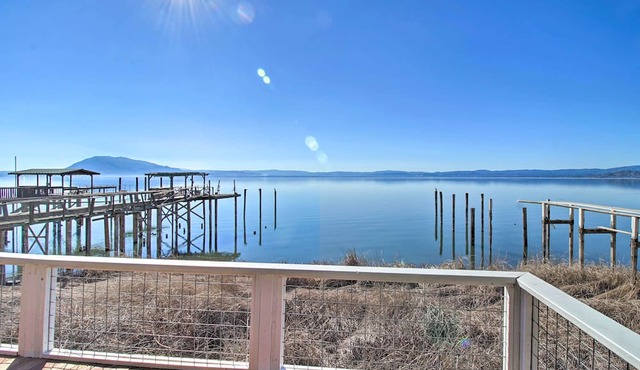 Lakefront Sanctuary w/Mount Konocti Views