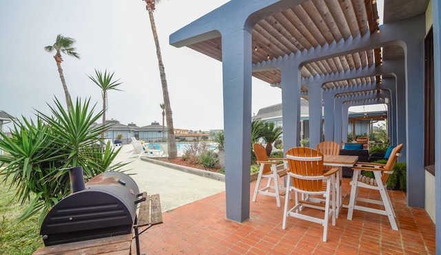 Ocean View Escape | Balcony Views + Boardwalk to the Beach in Port Aransas