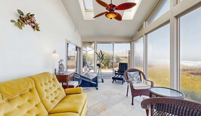 Oceanview Home with Hot Tub & Private Beach Access