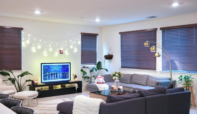 Luxury 5-Bed 3-Bath w Gym, Office, Game Room & EV Charger
